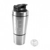 Ludom 591 + 200 ml Shaker à protéines - Convient pour protéines, régime, boissons sportives, acier inoxydable