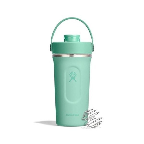 Hydro Flask - Insulated Stainless Steel Shaker Bottle 710 ml 24 oz -Bec à bascule étanche–Pour shakes protéinés & complément ...