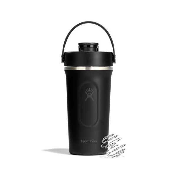 Hydro Flask - Insulated Stainless Steel Shaker Bottle 710 ml 24 oz -Bec à bascule étanche–Pour shakes protéinés & complément ...