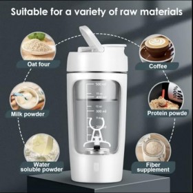 Shaker électrique protiene Blanc Amaigrissement et perte de poids