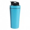 Piuaety Bouteille shaker de protéines, 739 ml, en acier inoxydable, avec fouet à simple paroi, bouteille deau pour le sport,