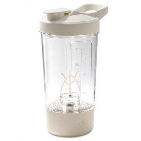 SGZIOO Shaker Protéine Electrique, Shaker à Protéines Automatique, Rechargeable USB Shaker Mixeur, sans BPA, Bouteille Shaker