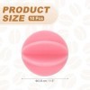 sourcing map Lot de 10 boules shaker en plastique de 3,8 cm pour mélanger les protéines, les boissons sportives - Rose Amaigr...