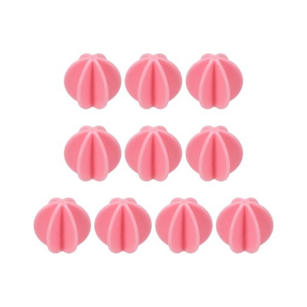 sourcing map Lot de 10 boules shaker en plastique de 3,8 cm pour mélanger les protéines, les boissons sportives - Rose Amaigr...