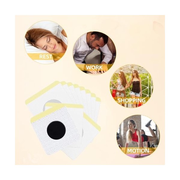 Lot de 30 patchs minceur pour perdre du poids rapidement - Patchs minces pour brûler les graisses sur le ventre - Perte de po