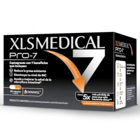 XLS MEDICAL Pro-7 - Gélules pour une aide à la perte de poids - 7 avantages - Perdez jusquà 5x plus de poids quavec un régi