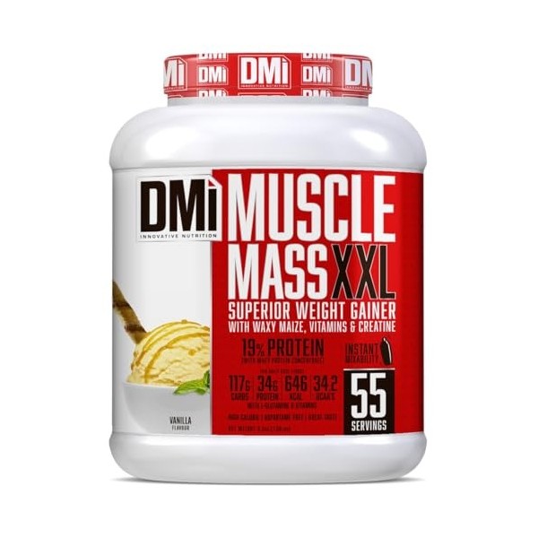 Muscle Mass XXL - Top WEIGHT GAINER Strawberry, 7 kg 15,4 lbs Amaigrissement et perte de poids