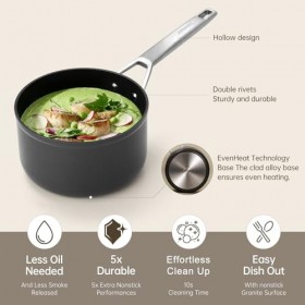 MSMK Marmite à soupe, ne colle pas même en cas de brûlure, induction, résistant aux rayures Amaigrissement et perte de poids