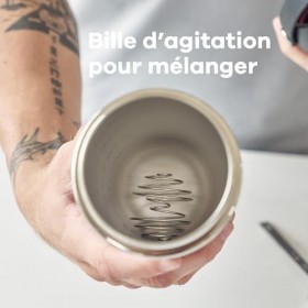 Hydro Flask - Insulated Shaker Bottle - Shaker isolé 709 ml 24 oz pour Smoothies, Boissons Protéinées et Compléments Alimen A...