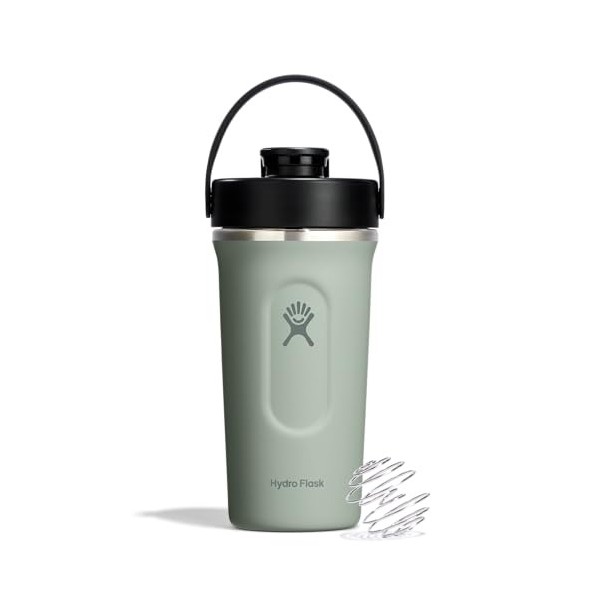 Hydro Flask - Insulated Shaker Bottle - Shaker isolé 709 ml 24 oz pour Smoothies, Boissons Protéinées et Compléments Alimen A...