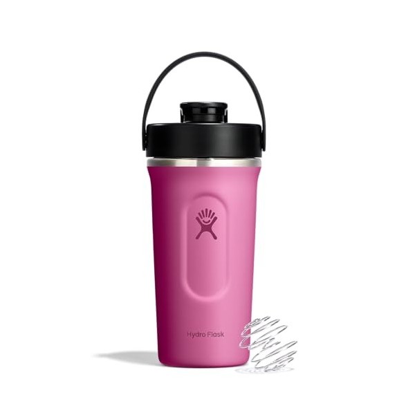 Hydro Flask - Insulated Shaker Bottle - Shaker isolé 709 ml 24 oz pour Smoothies, Boissons Protéinées et Compléments Alimen A...