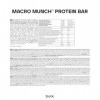 Bulk Barre Protéinée Macro Munch, Faible teneur en sucre, Chocolat Noisette, 12 x 62 g Lot de 2 
