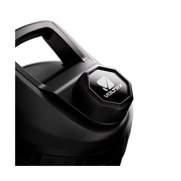 VOLTRX ChillMix Bouteille shaker isotherme en acier inoxydable – Mélangeur électrique rechargeable par USB C pour boissons pr