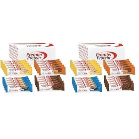 Premier Protein - High Protein Bar 50% - Multiflavourbox - 20x40g Lot de 2 Amaigrissement et perte de poids