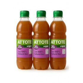 Attote Original, Boisson Naturelle aux Plantes, Lot de 3 x 500ml, Sans Sucre et Sans Additif, Fabriqué en France