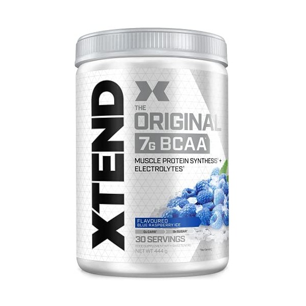 Poudre XTEND Original aux BCAA - fraise/kiwi | complément alimentaire aux acides aminés ramifiés | 7 g de BCAA + électrolytes...