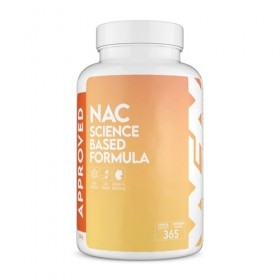 WFN Approved NAC N Acetyl Cysteine - 800 mg par gélule - 365 gélules - 12 mois dapprovisionnement - Hautement dosé, vegan, s