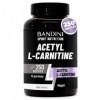 Bandini® Acétyl-L-Carnitine 3000 mg par portion | L-Carnitine 250 gélules pour 41 jours | Complément hautement dosé pour un m