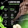 L-Carnitine 6000 Liquid - 1000 ml - Dosage extra élevé avec 6000 mg de L-carnitine pure par portion journalière - Boisson pro...