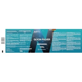 Poudre de glycine 1 kg - Acide aminé sans additifs - Hautement dosé - 100% végétalien - Production allemande et testé en labo