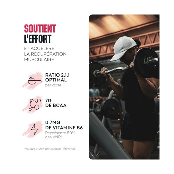 Impulse Nutrition - BCAA 2.1.1 Poudre poudre Citron - Leucine, Isoleucine, Valine + Vitamine B6 - Énergie, Récupération & End