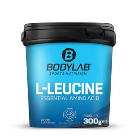 Bodylab24 L-leucine acide aminé essentiel 300g, poudre de L-leucine pure sans autres additifs, supplément en poudre pour lap