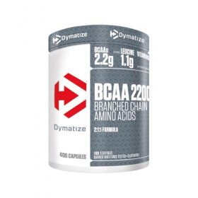 Dymatize BCAA 2200 Caps 400er - Acides aminés essentiels - leucine, isoleucine, valine BCAA