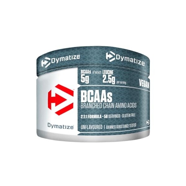 Dymatize BCAA 2200 Caps 400er - Acides aminés essentiels - leucine, isoleucine, valine BCAA