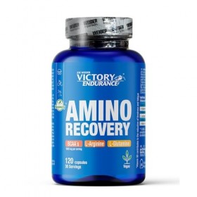 Victory Endurance Amino Recovery 120 Gélules Avec BCAA, L-Arginine et L-Glutamine, Idéal pour la Récupération Musculaire ap