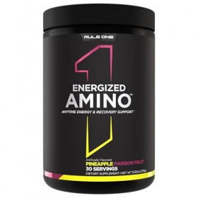 Rule One Energized Amino, Pineapple Passion Fruit - 270g BCAA