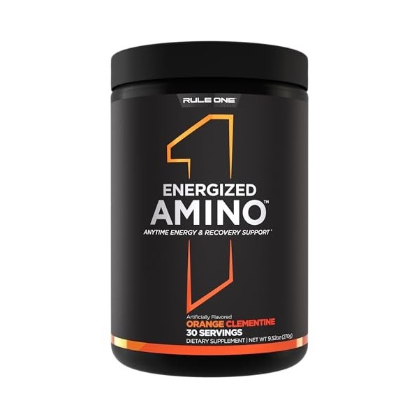 Rule One Energized Amino, Pineapple Passion Fruit - 270g BCAA
