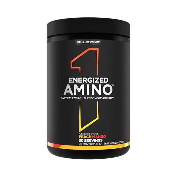 Rule One Energized Amino, Pineapple Passion Fruit - 270g BCAA