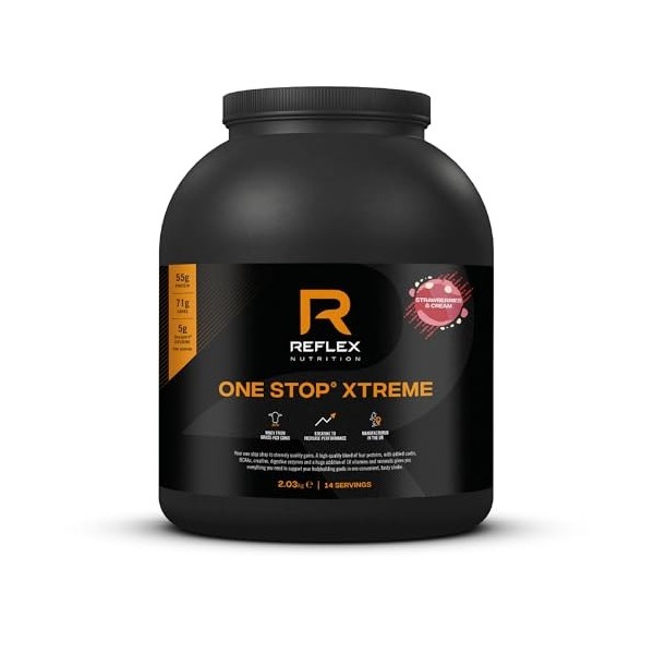 Reflex Nutrition One Stop Xtreme Acide Aminé Strawberries & Cream 2.03 kg BCAA
