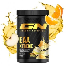 GN Laboratories EAA Xtreme Orange Apple – 500 g de poudre EAA – Complexe dacides aminés idéal pour avant, pendant et après