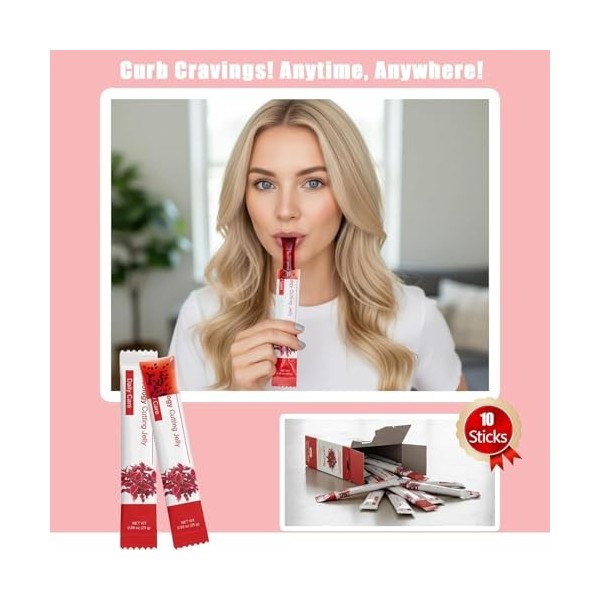 Gelée Minceur - Peau Éclatante, Saveur Grenade, Soin Quotidien, Acide Hyaluronique, Détox et Soin Quotidien