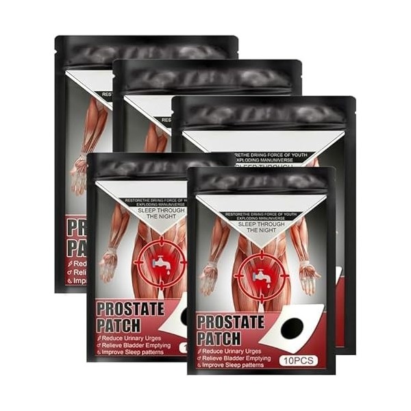 Patchs pour le soin de la prostate chez lhomme : soulage les inconforts, favorise la miction ombilicale BCAA