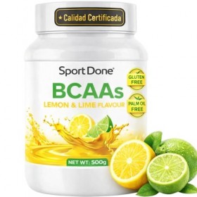 BCAAs Premium Acides Aminés 2:1:1 saveur Lemon & Lime 500g SportDone