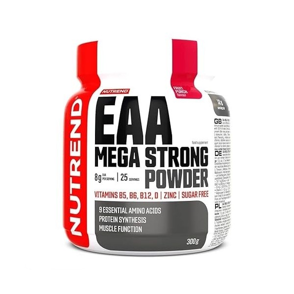 Nutrend EAA Mega Strong Powder, Fruit Punch - 300g
