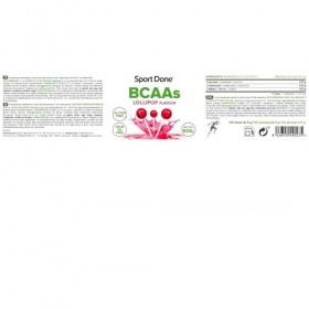 BCAAs Premium Acides Aminés 2:1:1 saveur Lollipop 500g SportDone