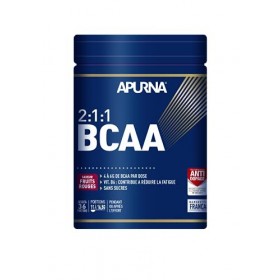APURNA/Compléments Alimentaires/BCAA 2.1.1 / Récupération Musculaire/Fruits Rouges/Pot 400g
