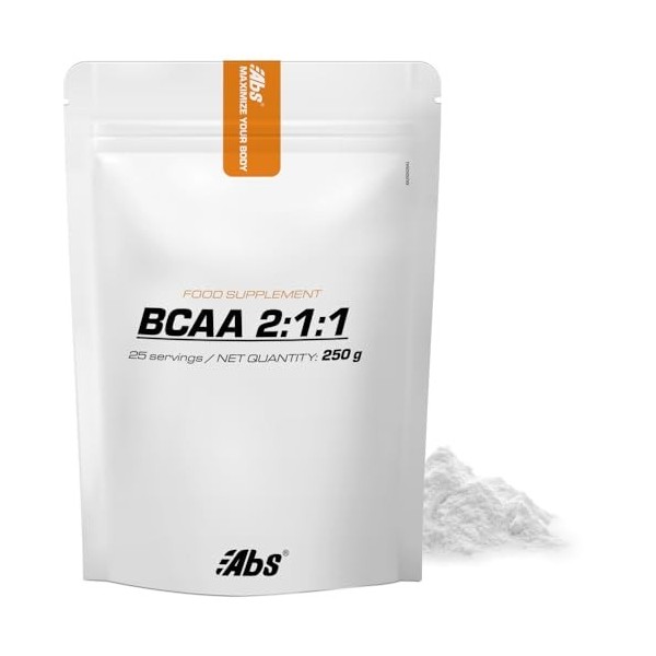 BCAA 2:1:1 EN POUDRE * 25 portions / 250 g * Obtenue par fermentation naturelle * Performances sportives masse musculaire, r