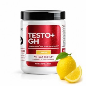 GH + TST – Acides Aminés, Zinc, Magnésium, Vitamines B5, B6, C, D3 – Testostérone & Récupération – Performance & Endurance – 