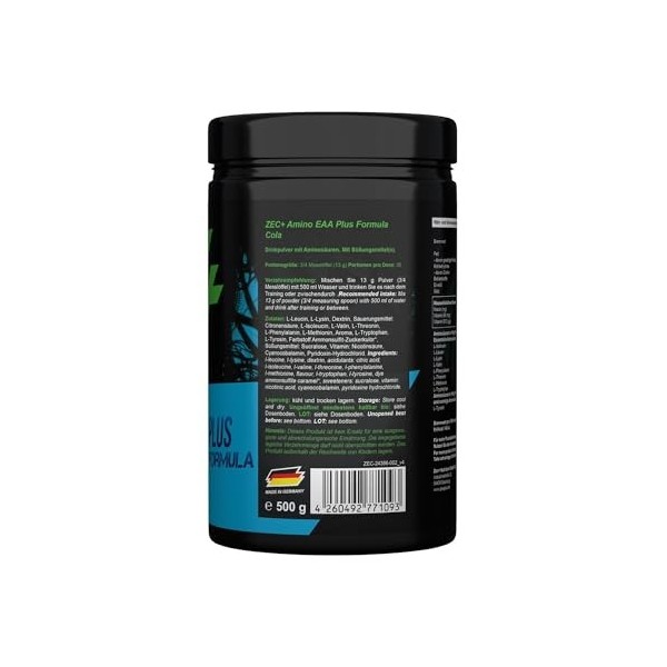 Zec+ Amino EAA Powder 500g Cerise sauvage