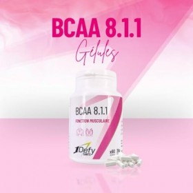 1Defy - BCAA 8.1.1 - BCAA dorigine végétale - Acides aminés essentiels - Teneur importante en leucine - Expertise pharmaceut