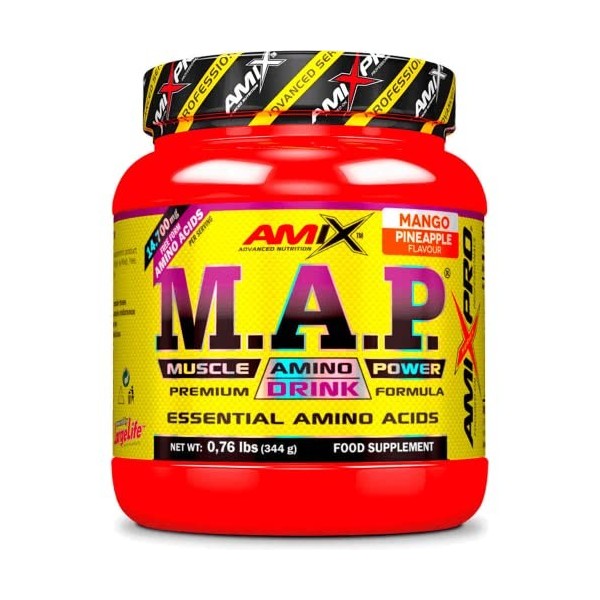 AMIX M.A.P AMINO DRINK, 344 g, SAVOUR MANCHE PIGNE