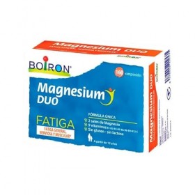 Boiron Magnesium Duo Fatigue 160 comprimés | 2 sels de magnésium et 9 vitamines | Contribue à diminuer la sensation de fatigu