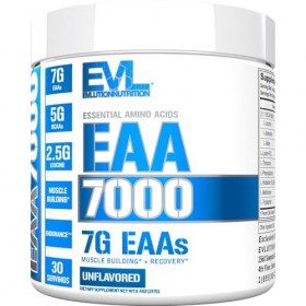 EAA 7000, non aromatisé, 237 g, Evlution Nutrition