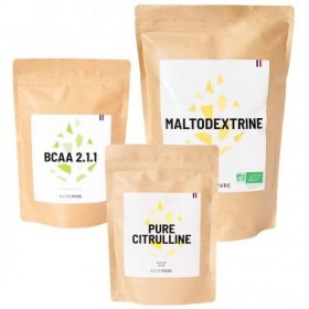 Nutripure | Pack Performance | L-Citrulline, Maltodextrine, BCAA 2.1.1 | Compléments Alimentaires Performance | Récupération 