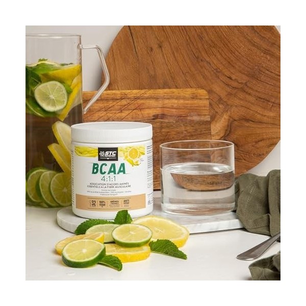 STC NUTRITION - BCAA 4 : 1 : 1 - Favorise un meilleur développement musculaire & une meilleure récupération - Résistance à la...
