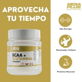 MEGAPLUS BCAA+GLUTAMINA CONCEPT limon 500gr. – soin conçu pour une utilisation régulière, convient à ceux qui recherchent un 